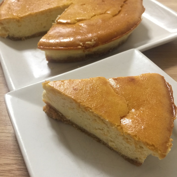 ベイクド チーズ ケーキ 生 クリーム なし